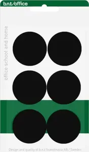 Magnetic push pins Stickn BNT884610 — black, Ø30 mm, pack of 6