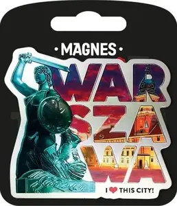 Pan Dragon Pan Dragon Magnes I love Poland Warszawa ILP-MAG-A-WAR-08 magnet souvenir