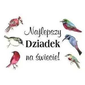 Magnet by Szaron — Szaron Magnes - Najlepszy Dziadek (decorative fridge magnet)