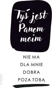 Refrigerator Magnet Szaron 'Tyś jest Panem moim ciemny' by Szaron, decorative magnet item