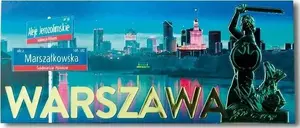 Magnet Pan Dragon Magnes I love Poland Warszawa ILP-MAG-C-WAR-06, souvenir magnet, ceramic/glass finish
