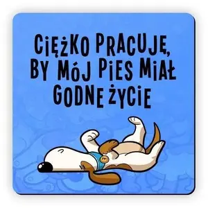 Магнит на холодильник Muza — декоративный магнит 'Godne życie pies'