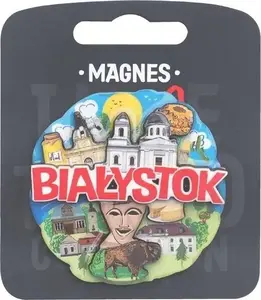 Fridge Magnet Pan Dragon Magnes I love Poland Białystok ILP-MAG-C-POD-07