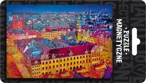 Magnetic puzzle Pan Dragon Magnes puzzle Wrocław ILP-MAG-PUZZ-WR-01 by Pan Dragon
