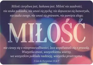 Magnet for fridge Szaron — Hymn o miłości ŚWIATŁA (decorative souvenir magnet)