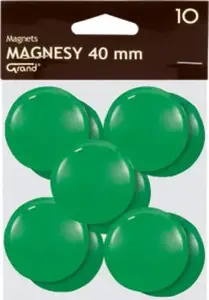 Magnets Grand Magnes 40 mm green pack of 10 — Grand 447411