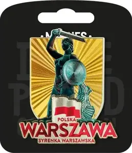 Pan Dragon Pan Dragon Magnes I love Poland Warszawa ILP-MAG-A-WAR-20 fridge magnet, model 432872