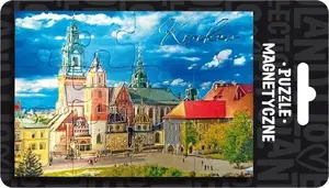 Magnetic puzzle Pan Dragon Magnes puzzle Kraków ILP-MAG-PUZZ-KRA-02