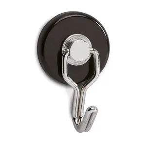 MAUL 6155790 home storage hook Indoor Universal hook Black, Stainless steel 2 pc(s)
