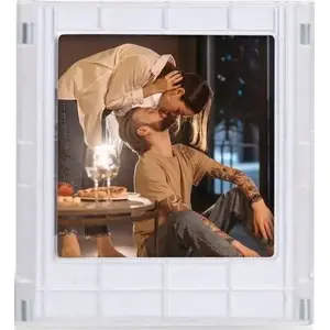 Photo magnet frame LoveInstant for Fujifilm Instax Square prints — transparent, fits SQ Link/SQ1/SQ6/SQ10/SQ20