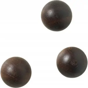 Magnet for glass board NAGA 2 cm diameter walnut finish, super strong, set of 3