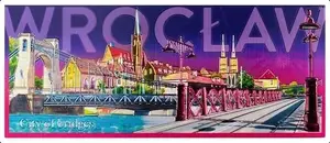 Pan Dragon magnet 'I love Poland Wrocław' souvenir, model ILP-MAG-C-WR-29
