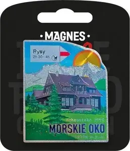 Pan Dragon Magnes I love Poland Morskie Oko — souvenir magnet, ceramic/porcelain, decorative