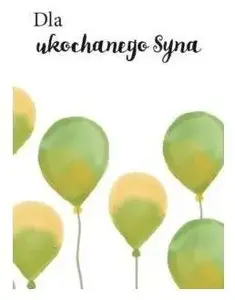 Magnet Szaron Magnes - Dla Ukochanego syna by Szaron, decorative fridge magnet, Polish text design