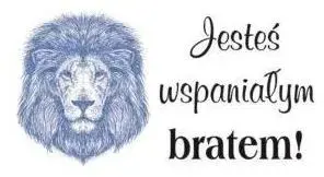 Magnet Szaron Magnes - Wspaniałemu Bratu by Szaron (decorative souvenir magnet)