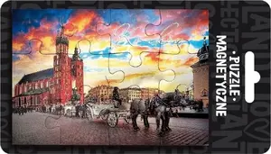 Magnetic puzzle Pan Dragon Kraków ILP-MAG-PUZZ-KRA-01 — Pan Dragon magnetic puzzle, collectible design