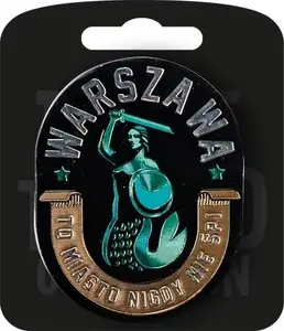 Pan Dragon Pan Dragon Magnes I love Poland Warszawa ILP-MAG-A-WAR-24 fridge magnet, brand: Pan Dragon, model: Magnes I love Poland Warszawa