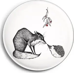 Worth-Keeping Magnes Lis i jeż magnetic fridge magnet, collectible decorative magnet