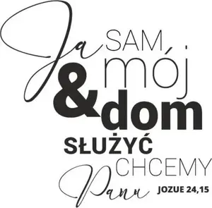 Refrigerator Magnet Szaron 391722 — decorative fridge magnet "Ja sam i mój dom"