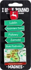 Magnet Pan Dragon Magnes I love Poland Lubelskie ILP-MAG-C-LUB-12, brand Pan Dragon