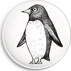 Worth-Keeping Magnes Pingwin Hubert — magnetic penguin-shaped fridge magnet