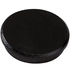 Magnet, DAHLE round 24 mm, black, pack of 10, weight 0.3 kg