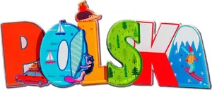 Magnet Pan Dragon Magnes I love Poland Polska ILP-MAG-C-PL-42 – decorative souvenir magnet