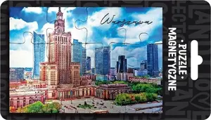 Magnetic Puzzle Pan Dragon Magnes puzzle Warszawa ILP-MAG-PUZZ-WAR-02, model 494411