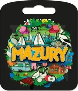 Pan Dragon Magnes I love Poland Mazury ILP-MAG-C-MAZ-07 magnet souvenir