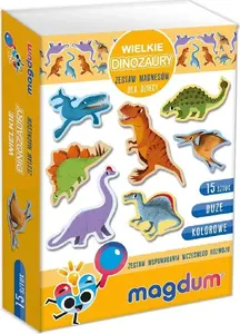 Magnetic Toy Dinosaurs set Maksik Maksik Magnesy Duże dinozaury MV 6032-06