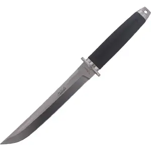 Knife Martinez Albainox TOKISU Takeda — Black Rubber Handle, Satin Blade (32389)