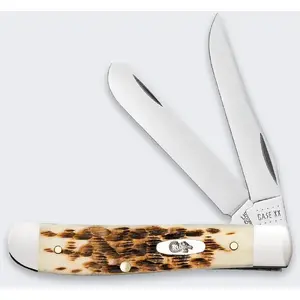 Складной нож LionSteel Knives Mini Trapper SS Amber Bone — компактный карманный клинок