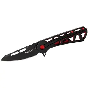 Складной карманный нож Buck Knives MINI TRACE OPS BLACK 813BKS, компактный тактический складной клинок