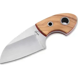 Saliekams nazis boker Böker Plus Gnome Olive — kompakts kabatas nazis, nerūsējošā tērauda asmens, olīvu krāsas rokturis