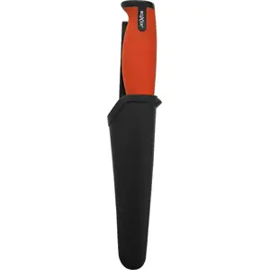 Knife BOXER stemmejernskniv med skede - stainless steel utility knife with sheath