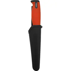 Knife BOXER sløjddolk with sheath 100 mm stainless steel — BOXER 33700