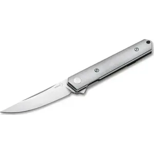 Folding Knife boker Kwaiken Mini Flipper — compact titanium handle, folding pocket knife