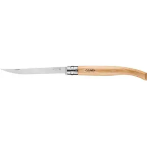 Складной нож Opinel Slim Beech 15 — серия Slim, рукоять из бука, длина клинка 15 см
