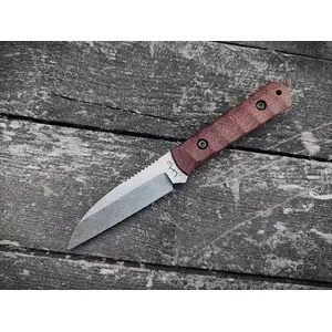 Folding Knife WE Knife LKW Coffin Warncliff Micarta — blade model 02LKW048