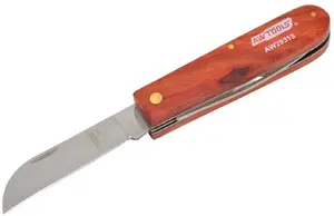 Wood-handled Fitting Knife AWTools AW29313 – AWTools AW29313 wooden handle utility knife
