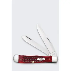 Складной карманный нож LionSteel Knives Trapper SS Old Red — лезвие из нержавеющей стали, компактный EDC