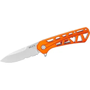 Складной нож Buck Knives TRACE ORANGE COMBO 812ORX — комбинированное лезвие, карманный