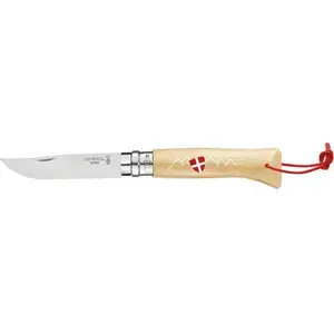 Saliekams kabatas nazis Opinel Savoyard Nr.08 Inox — nerūsējoša tērauda asmens, koka rokturis