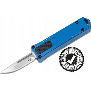 Automatic OTF Knife boker Plus Micro USB OTF Blue — boker 01BO971