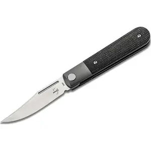 Pocket knife boker Nóż Plus Modern Barlow — model 01BO932, traditional Barlow folding slipjoint