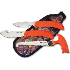 Knife set Outdoor Wild Guide by Outdoor — hunting/field kit, compact folding knife and gut hook