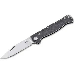 Pocket knife boker Atlas Backlock Clippoint 01BO866 — folding blade, backlock mechanism