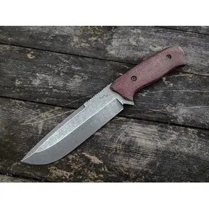 Нож Fox Hundur XL Micarta — модель 02LKW032, фиксированный клинок для охоты и тактики