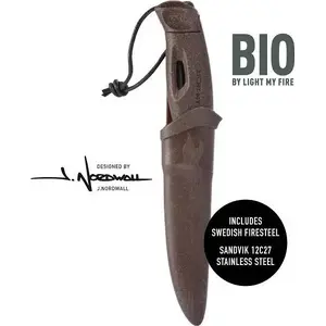 Knife with Ferrocerium Firestarter Light My Fire FireKnife Brown – compact survival knife with integrated striker