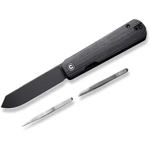 Salokāmais nazis CEDRUS Civivi Sendy Black G10 — Black Stonewashed Nitro-V (C21004B-2)